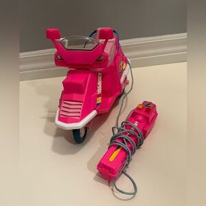 1980's Barbie Remote Control Action Scooter